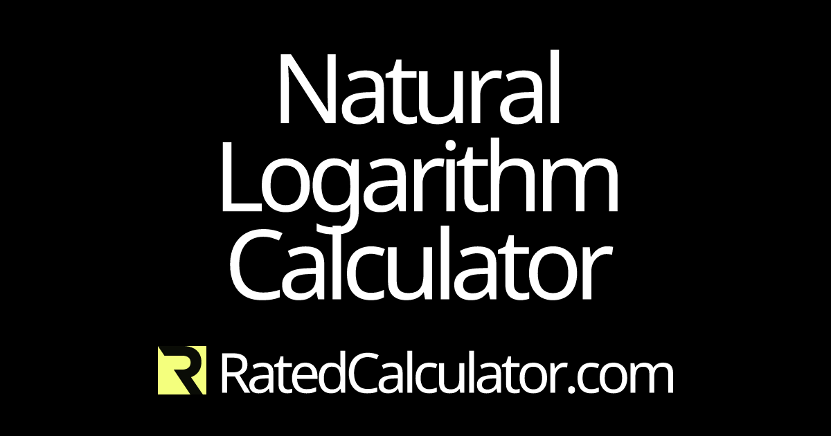 Natural Logarithm Calculator | ln(x) Calculator